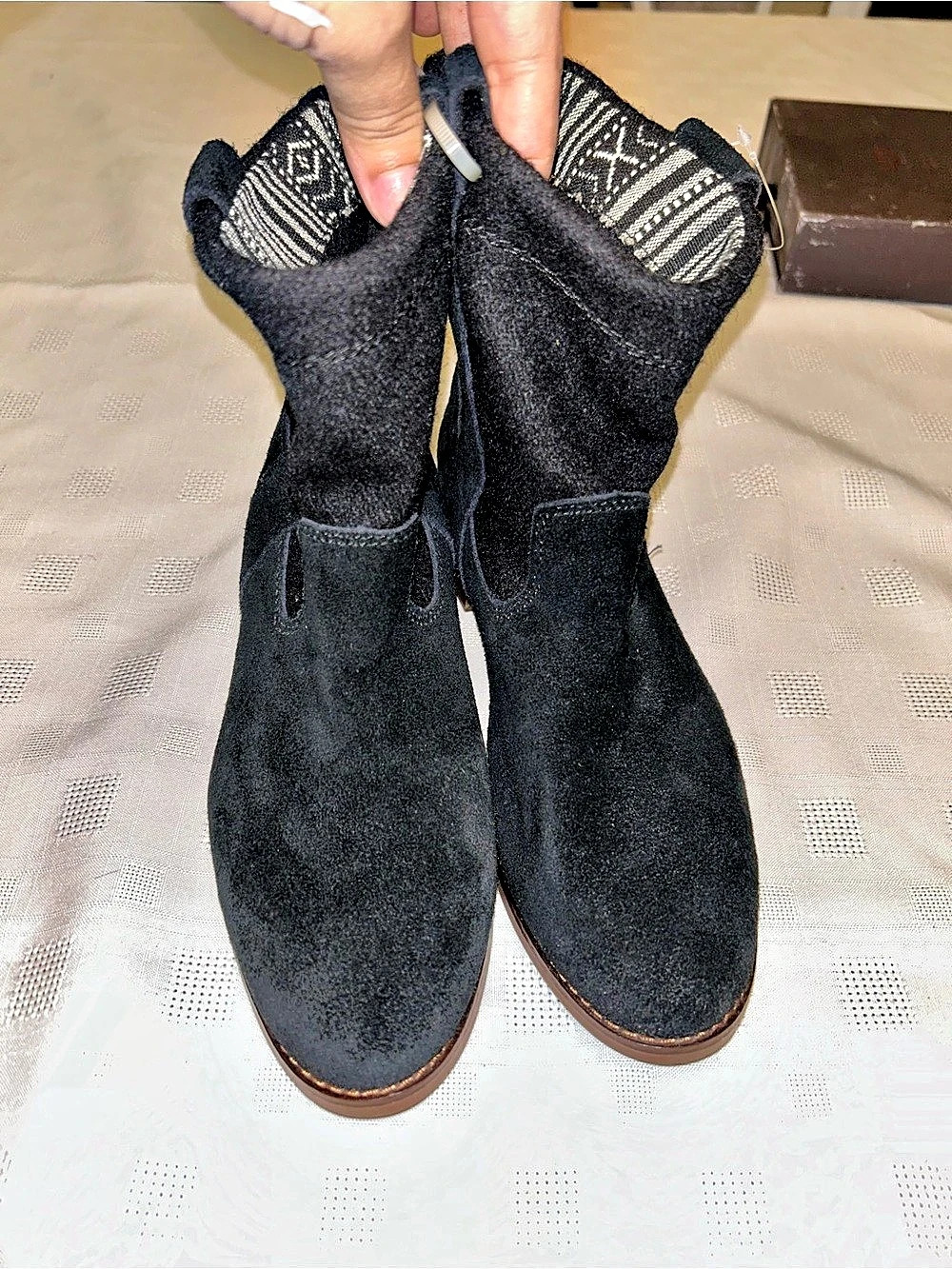 TOMS Black Ankle Boots US 8.5